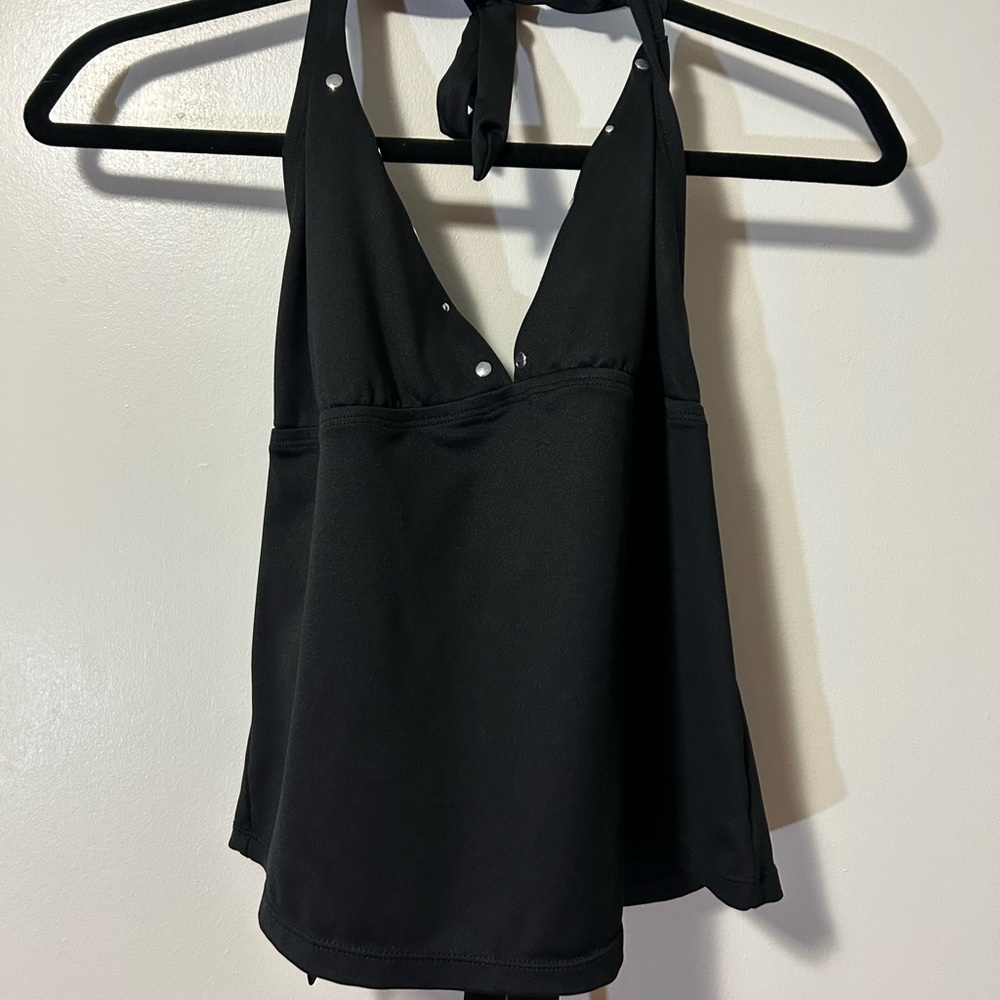 Vintage halter tie top